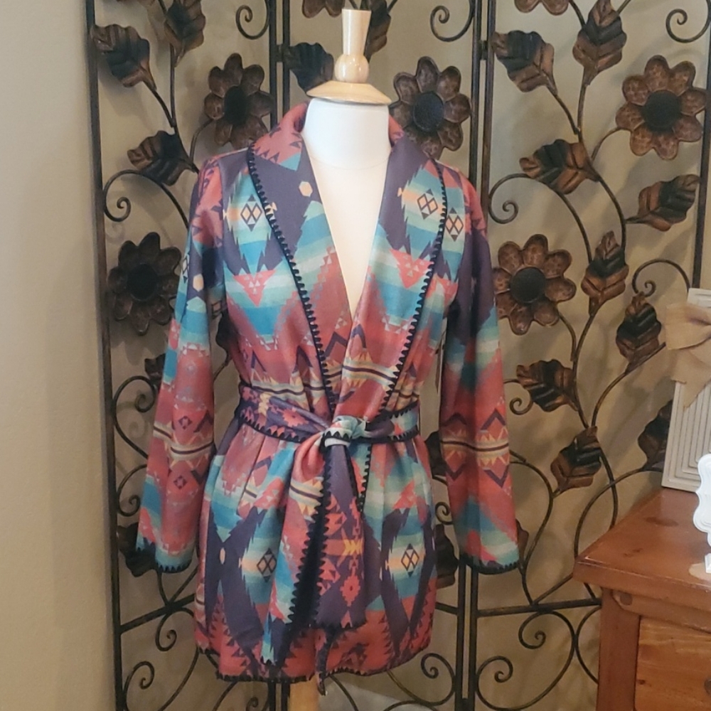 Wool blend coat